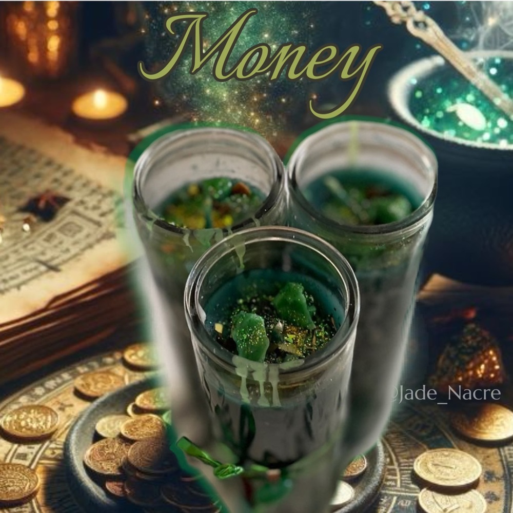 Money cocktail fixed candle 
Money magnet